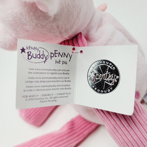 Scentsy Buddy Penny the Pig Plush with Box - Picture 8 of 8